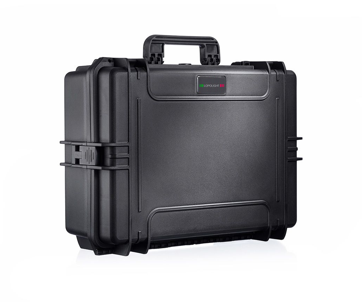 Black pelicase for hoistable lights Black pelicase for hoistable lights